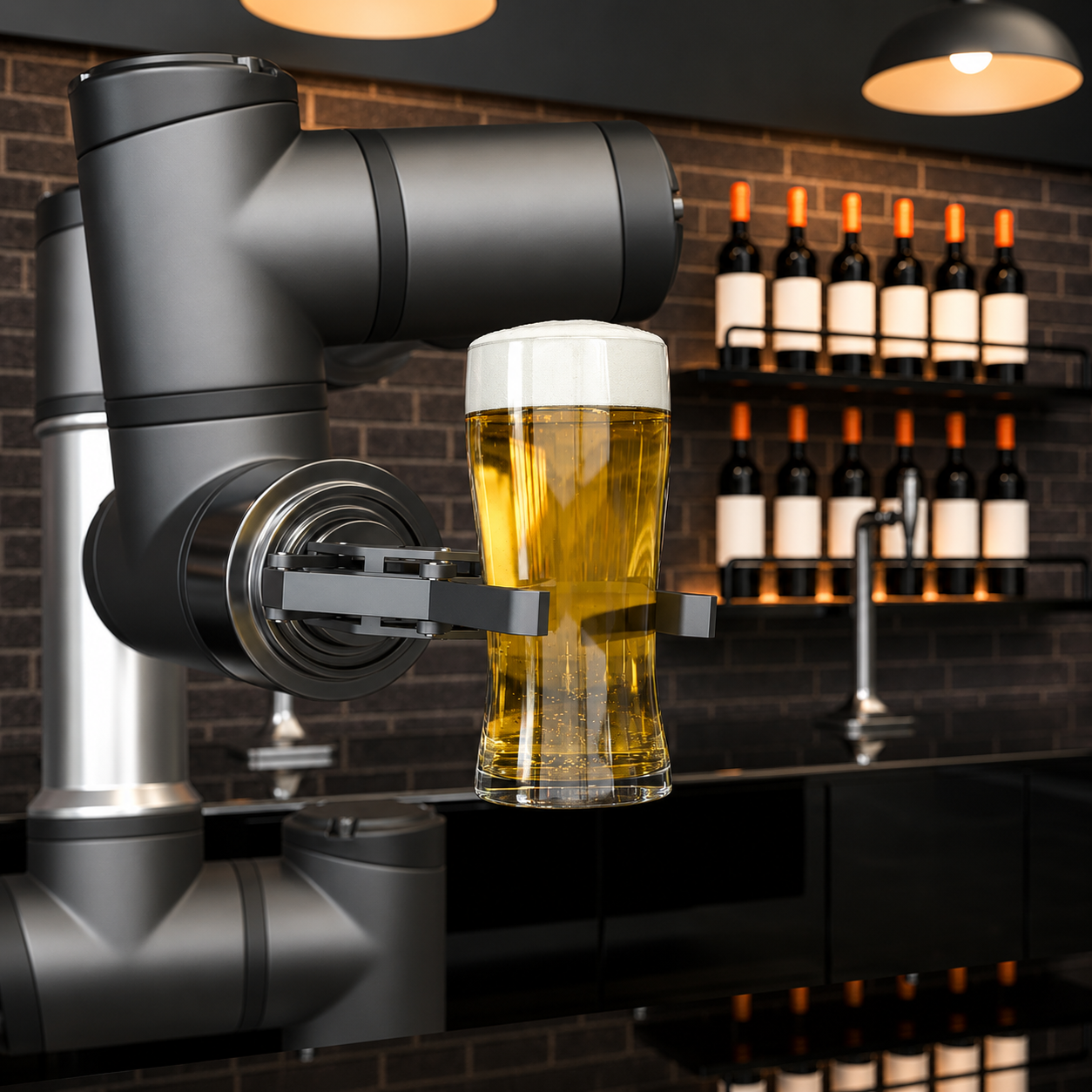 Robotic bartender
