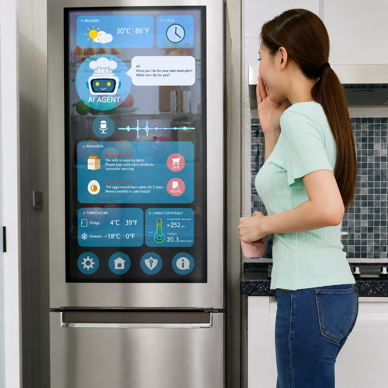 Smart refrigerator