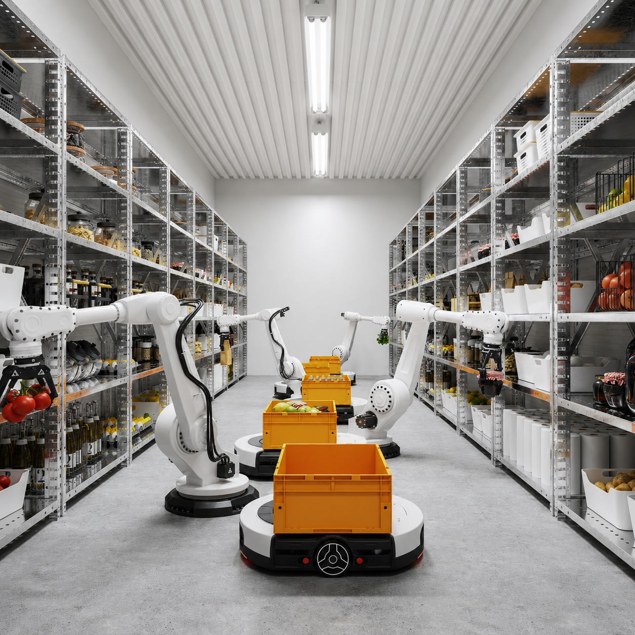 Robot food preparation